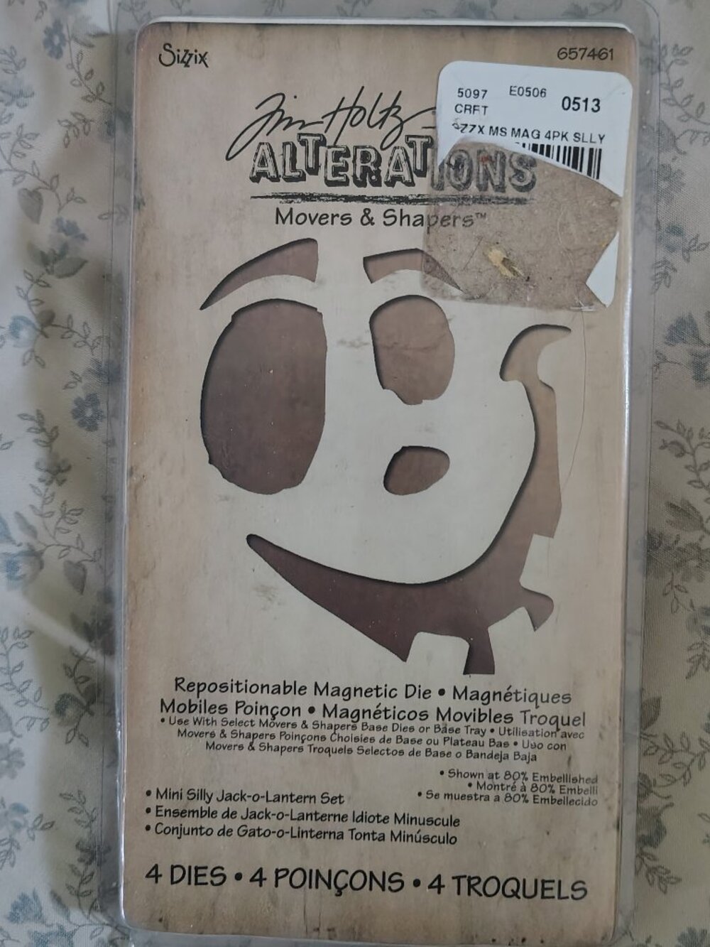 Sizzix Tim Holtz Alterations - Mini Silly Jack-O-Lantern